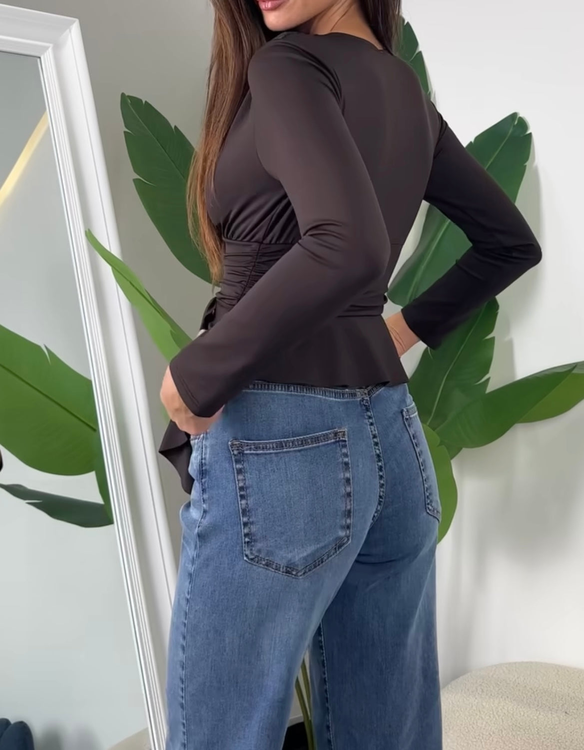 Top Lisa manica lunga