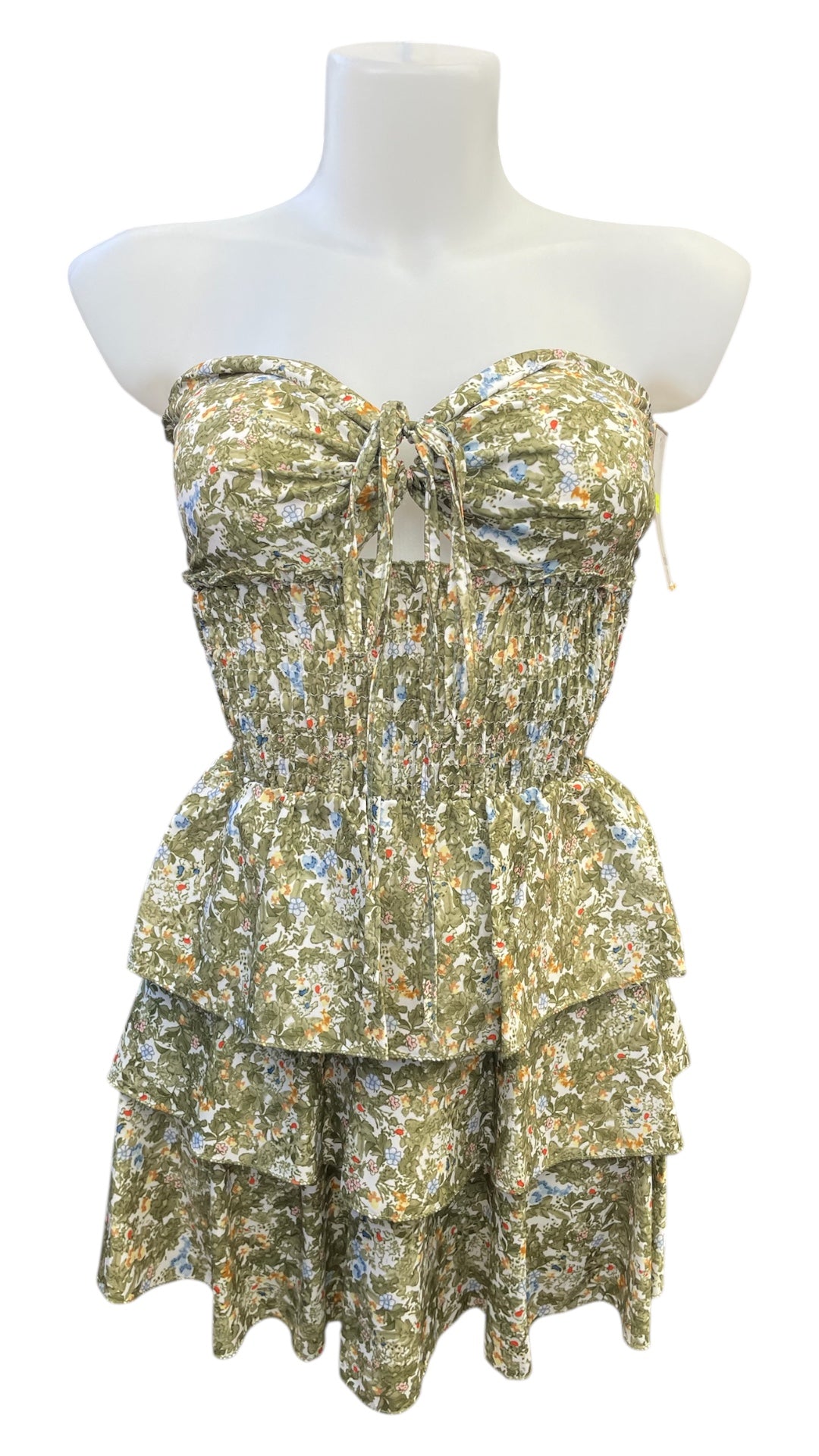 Vestito corto stampa fiori