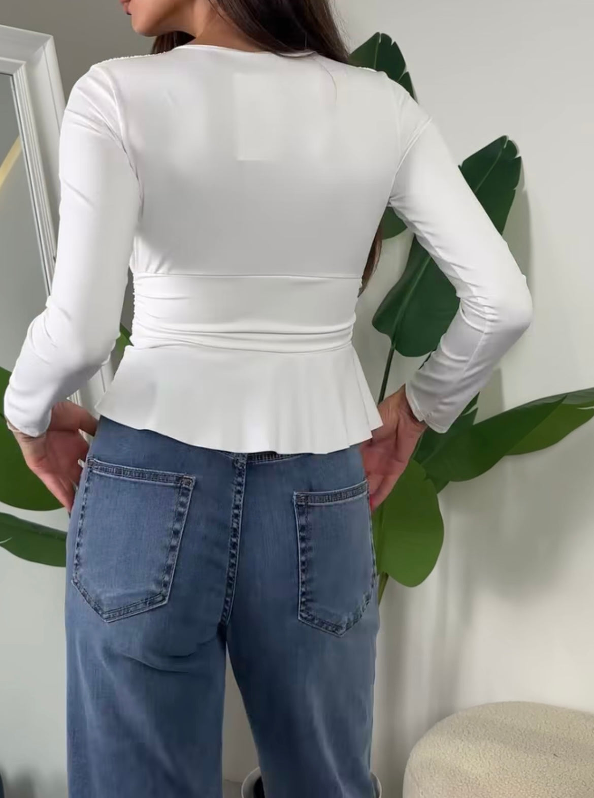 Top Lisa manica lunga