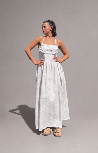 Vestito Maxi Sangallo Bustier