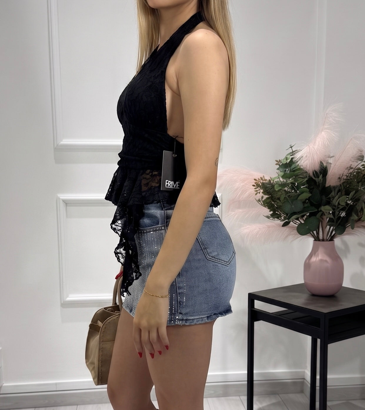 Top Lisa in pizzo