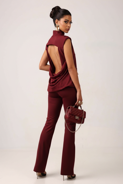 Jumpsuit open back