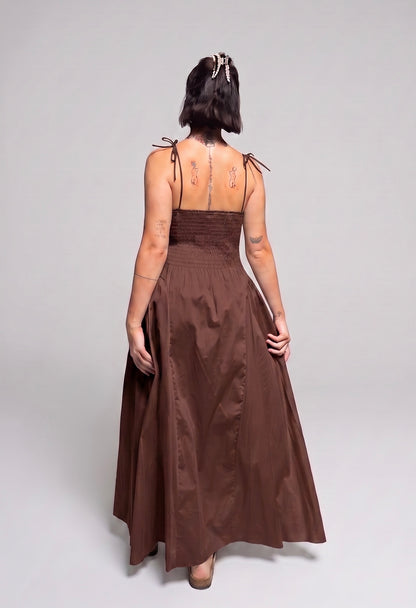 Vestito Maxi Bustier con Gonna Balloon