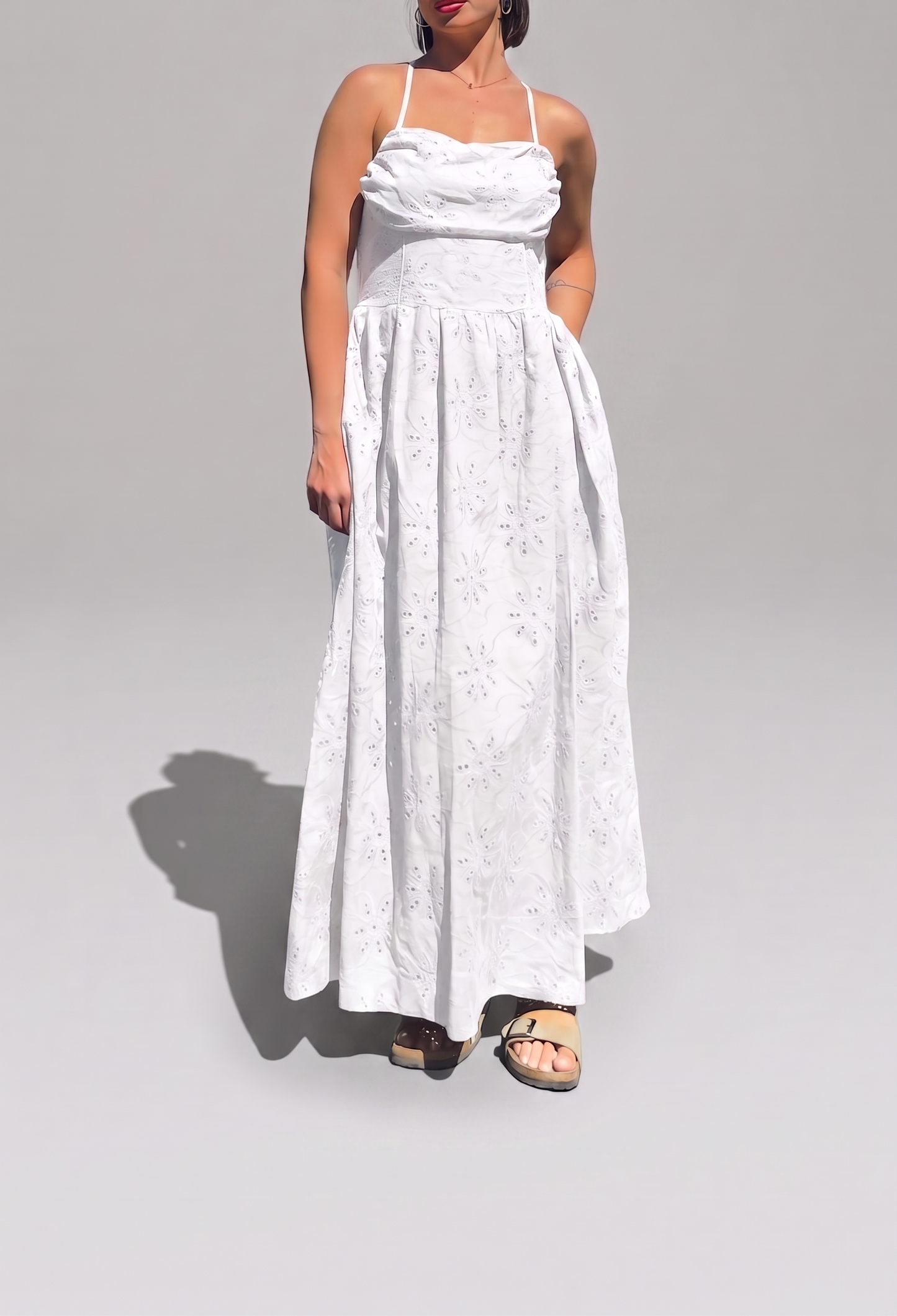 Vestito Maxi Sangallo Bustier