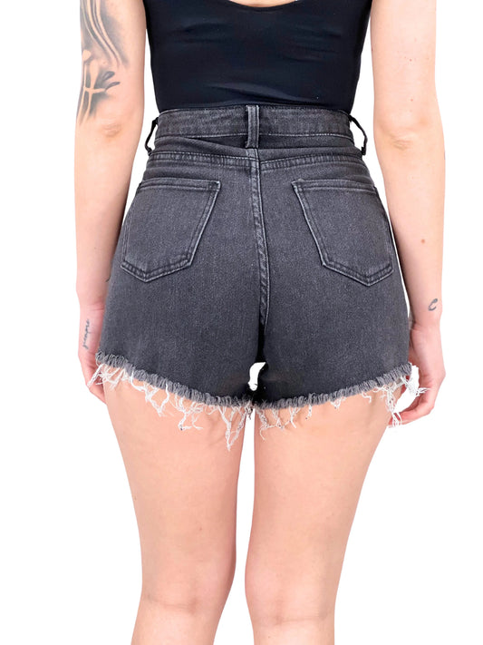 Pantaloncini jeans con glitter