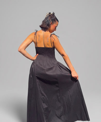 Vestito Maxi Bustier con Gonna Balloon