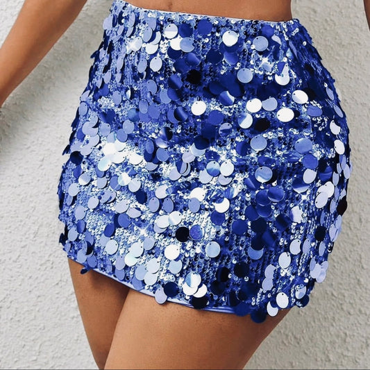 Mini gonna con paillettes