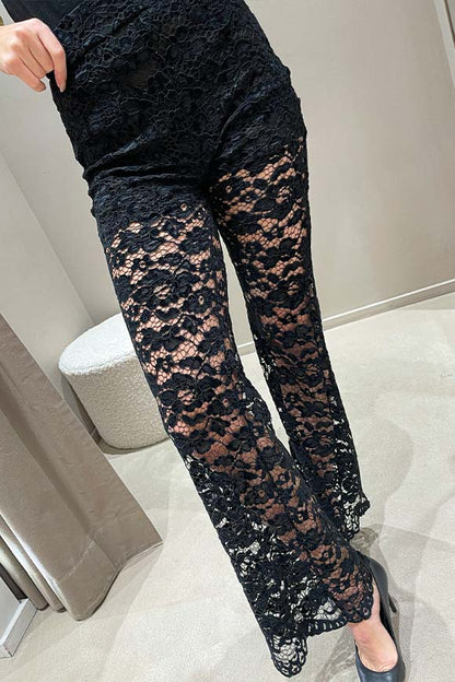 Pantaloni in pizzo