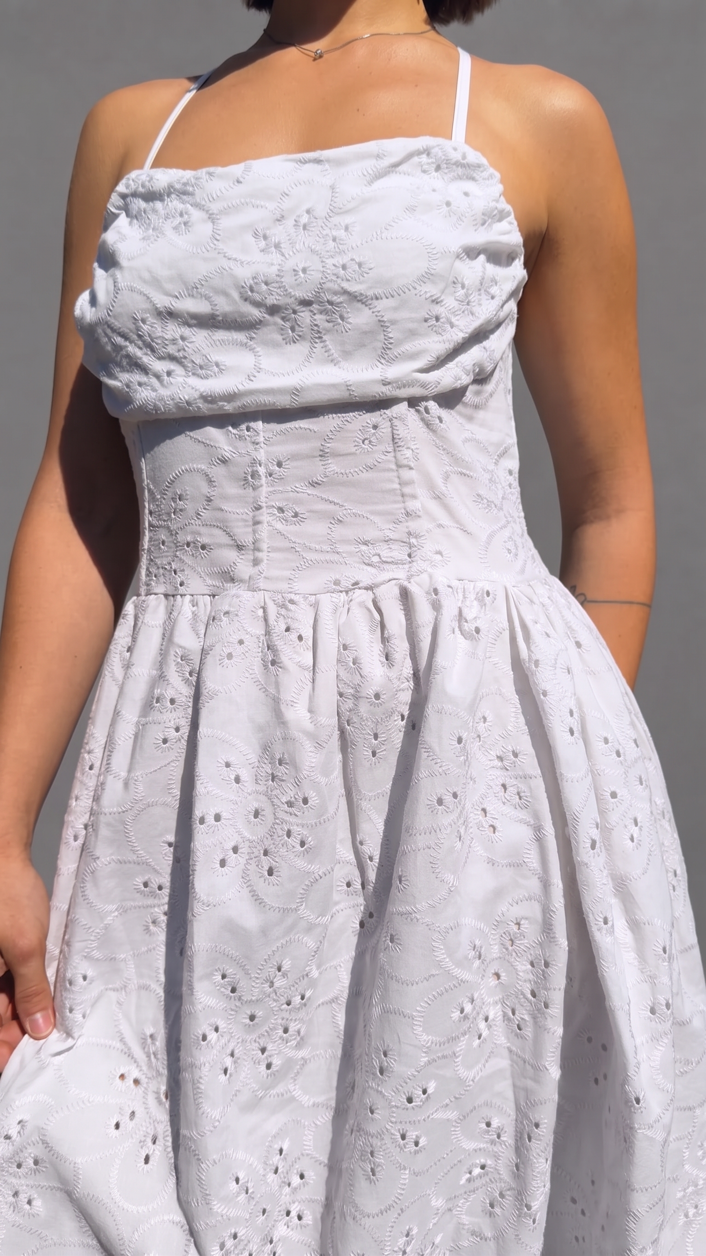 Vestito Maxi Sangallo Bustier